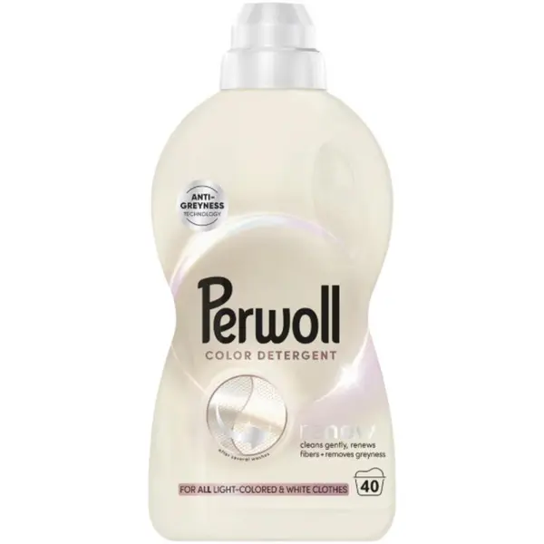 Detergent Lichid Rufe Perwoll Light Colors, 40 Spalari, 2 l