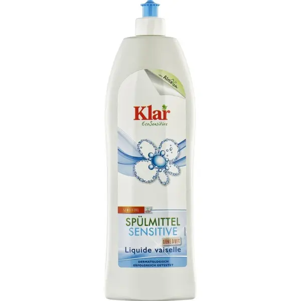 Detergent lichid sensitiv pentru vase fara parfum - 1 L