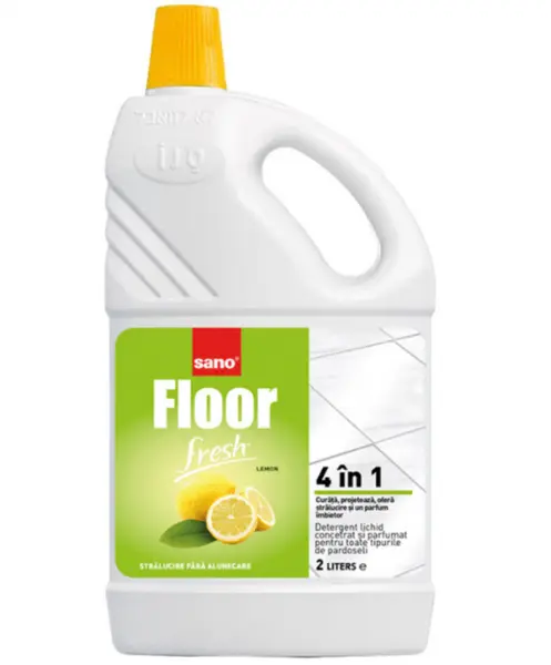 Detergent pardoseala 2 litri Sano Floor Fresh Home Detergent pardoseala 2 litri Sano Floor Fresh Lemon
