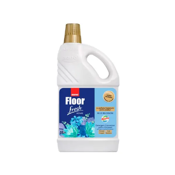Detergent pardoseli Sano Floor Fresh Home Blue Blossom parfum intens 1L