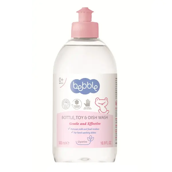 Detergent pentru biberoane, jucarii si vase, 500 ml, Bebble