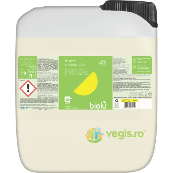 Detergent pentru Spalat Vase Ecologic/Bio 5L