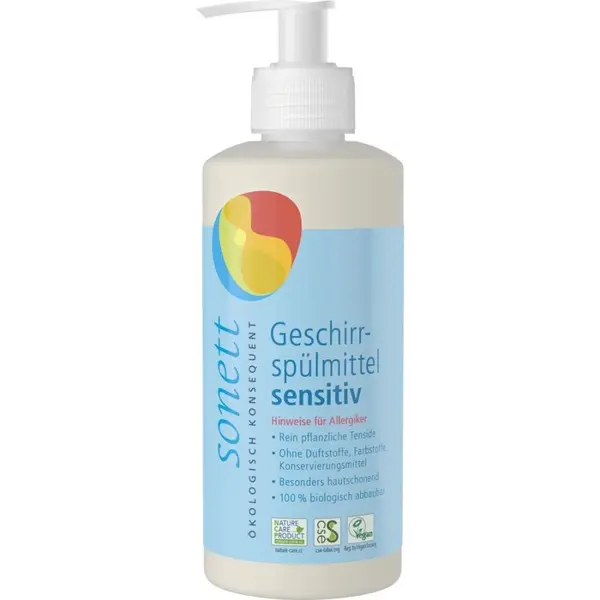 Detergent pentru spalat vase pentru alergici - 300 ml