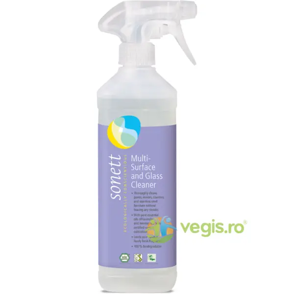 Detergent Pentru Sticla Si Alte Suprafete Bio 500ml