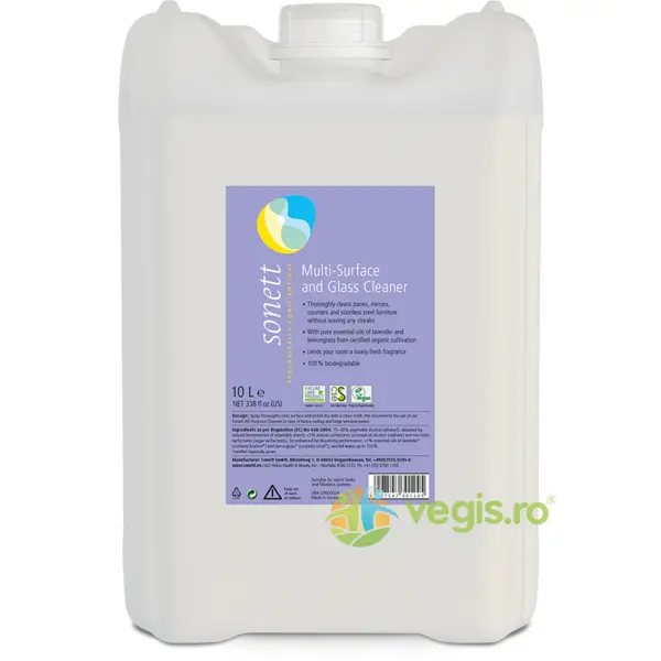 Detergent pentru Sticla si Alte Suprafete Ecologic/Bio 10L