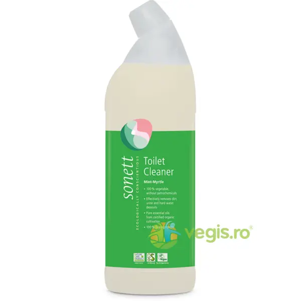 Detergent pentru Toaleta cu Menta si Mirt Ecologic/Bio 750ml