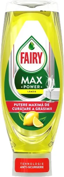 Detergent pentru vase Fairy - Max Power, lămâie, 730 ml