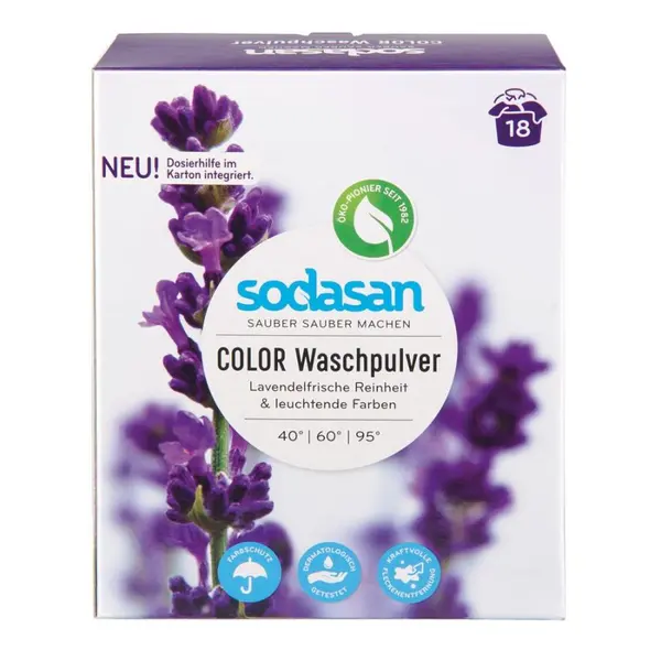 Detergent pudra pentru rufe colorate cu lavanda - 1.01 kg