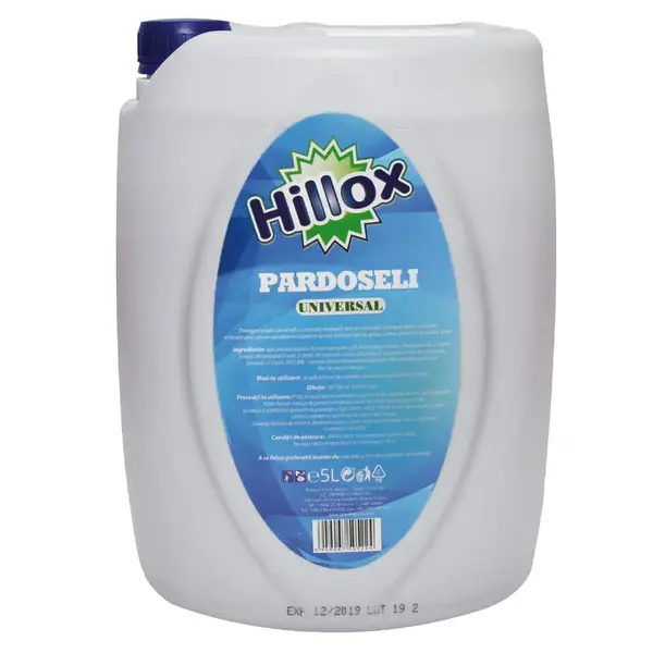 Detergent universal pentru pardoseli Hillox 5 l Detergent universal pentru pardoseli Hillox 5 l