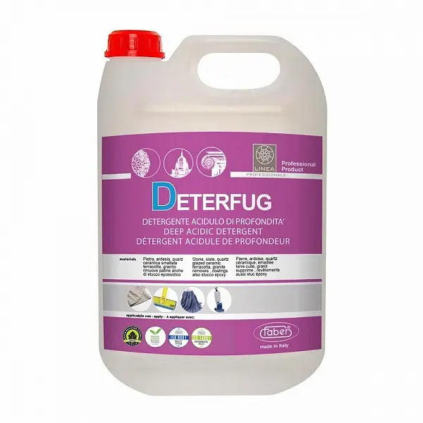 Detergent usor acid pentru curatare profunda ceramica, teracota si piatra ecologica - Faber Deterfug 1L