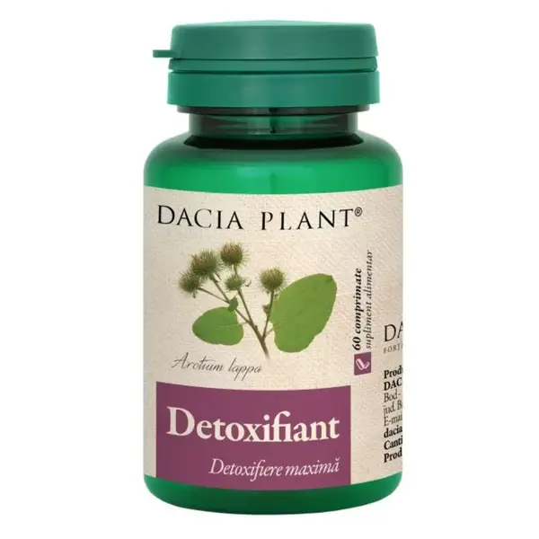 Detoxifiant, 60 comprimate, Dacia Plant