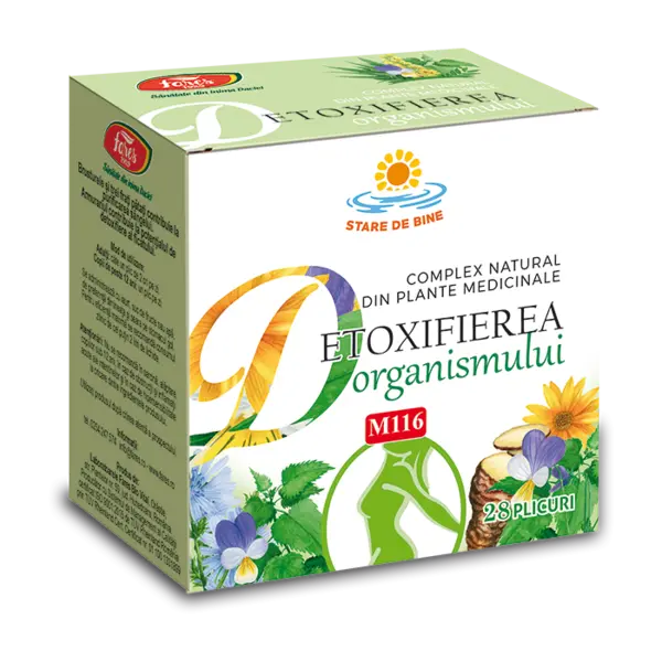 Detoxifierea organismului M116, 28 plicuri, Fares