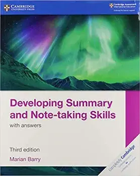 Developing Summary and Note-Taking Skills with Answers, Paperback/Marian Barry