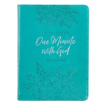 Devotional Luxleather One-Minute with God for Women, Leather/***