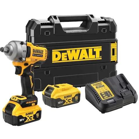 Dewalt Cheie de impact cu inel cu nicovala fara perii de 18 V XR 1/2 - 2 X 5 AH