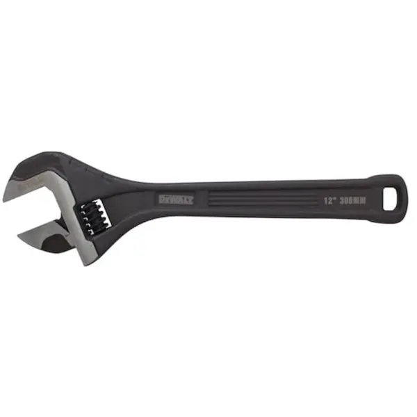 Dewalt Cheie reglabila DeWALT DWHT80269-0, 12 inch, lungime 300 mm, otel integral, falci de precizie, capacitate extra-lata, maner solid din otel rotunjit pentru confort si control sporit