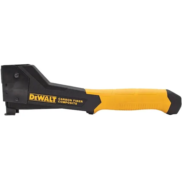 Dewalt Ciocan capsator din compozit de fibra de carbon DeWALT DWHT75900-0, pentru capse tip G, structura usoara, 450 mii cicluri de lovire, incarcare usoara, sistem AntiJam, maner ergonomic