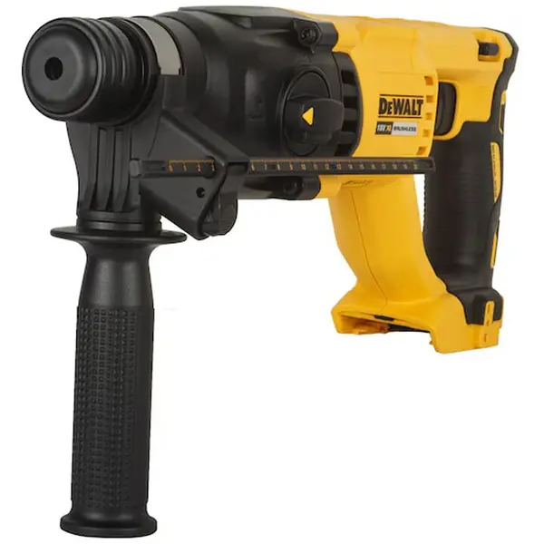 Dewalt Ciocan rotopercutor pe acumulator SDS-Plus DeWALT DCH133N, 18V, motor fara perii, 1550 RPM, 5680 PPM, 2.6 J energie impact, diametrul de gaurire in beton max. 26 mm, fara acumulator/incarcator