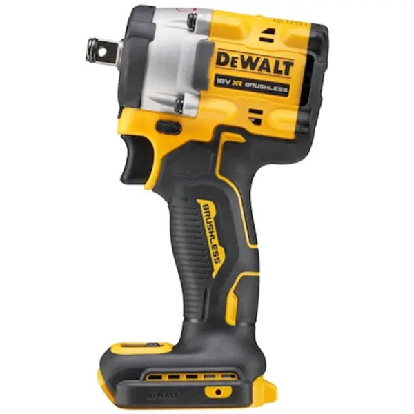 Dewalt Masina de insurubat cu impact compacta pe acumulator DeWALT DCF921N, motor fara perii, 18V, prindere 1/2 inch, cuplu strangere maxim 406 Nm, cuplu slabire 610 Nm, turatie maxima 2500 RPM, iluminare LED, fara acumulator/incarcator