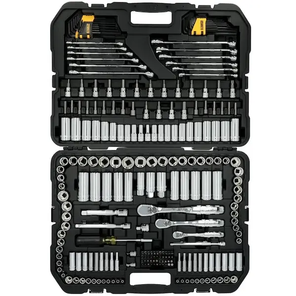 Dewalt Set profesional chei tubulare cu 247 piese DeWALT DWMT81535-1, tehnologie DirectTorque pentru rezistenta la uzura, crom rezistent la coroziune, 1/4 si 3/8 inch, clichet 72 dinti pentru spatii inguste, marcaje gravate