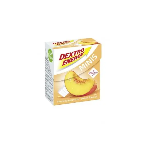 Dextro Energy tablete dextroza minis piersica, 50g Zephyr Labs