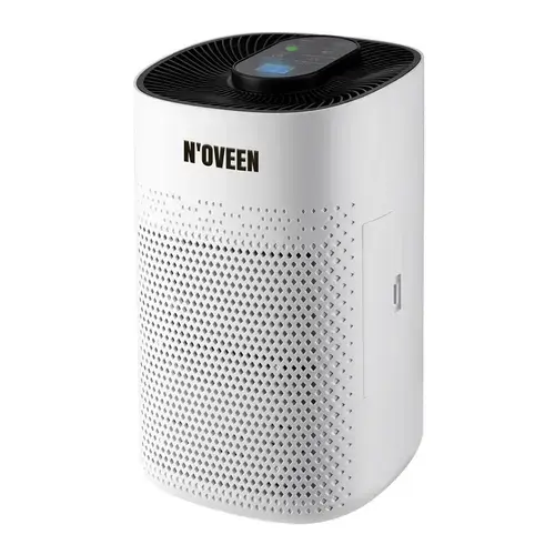 Dezumidificator si purificator de aer NOVEEN DH450, 520ml / 24h, capacitate rezervor 1 l, consum redus de energie, oprire automata, functie de dezghetare, Alb