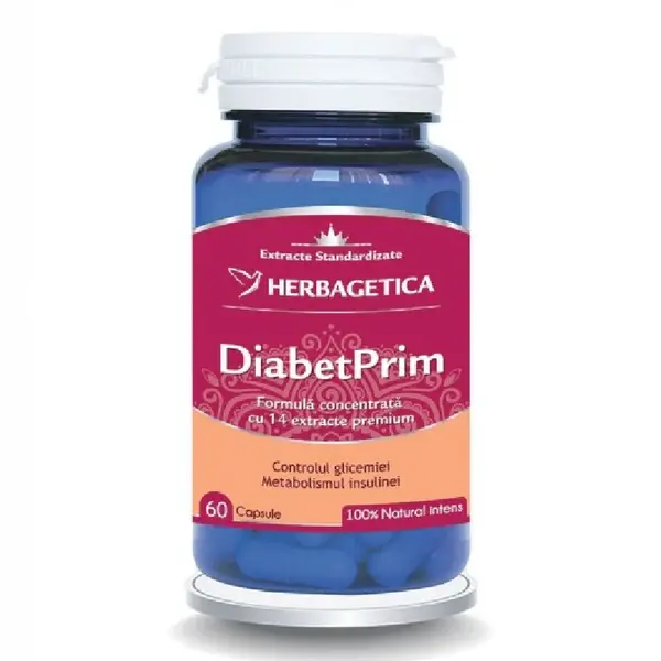 DiabetPrim, 60 capsule, Herbagetica