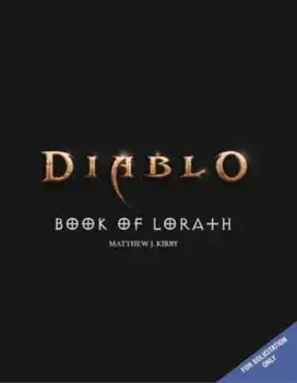 Diablo: Book of Lorath, Paperback/Matthew J. Kirby