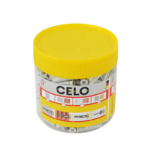 Diblu universal nylon M6x30 cu expansiune pe 4 laturi, 300 buc., CELO 96EXPFX