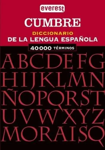 Diccionario ''Cumbre'' De La Lengua Espanola |