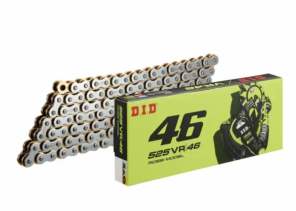 DID - Lant 525VR46 cu 118 zale - [Gold] X-Ring