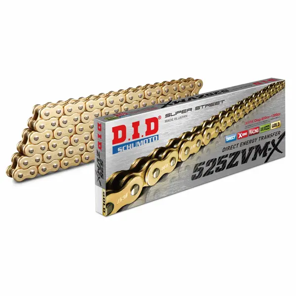 DID - Lant 525ZVM-X cu 104 zale - [Gold] X-Ring