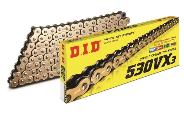DID - Lant 530VX3 cu 116 zale - [Gold] X-Ring