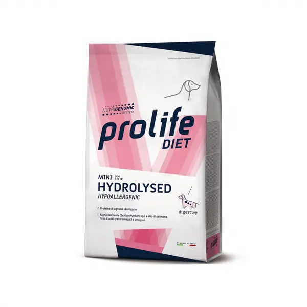 Dieta veterinara uscata prolife hipoalergenic hidrolizat miel pentru caini de talie mica 5 kg