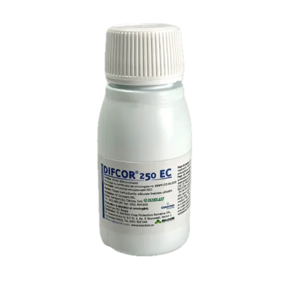 Difcor 250EC 50 ml, fungicid sistemic, (Mar, Par, Telina, Gutui, Piersic, Cais, Prun, Morcov, Pastarnac, Nap, Sfecla de zahar, Sfecla, Sfecla furajera, Sparanghel, Broccoli, Varza, Tomate, Rapita, Trandafir, Plante ornamentale) - Default Title