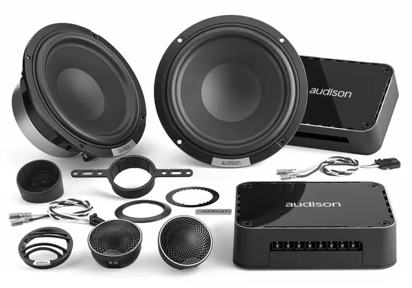 Difuzoare Auto Audison Voce AVK 6 P II, set, sistem 2 căi, 165mm, 150W RMS, 4Ω, set 4 difuzoare + accesorii