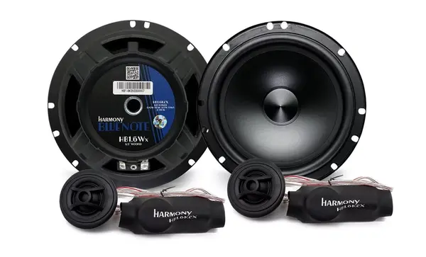 Difuzoare auto ESB Harmony HB1.6K2X, set sistem 2 cai, 165mm, 65W RMS, 4Ω, 4 difuzoare + accesorii
