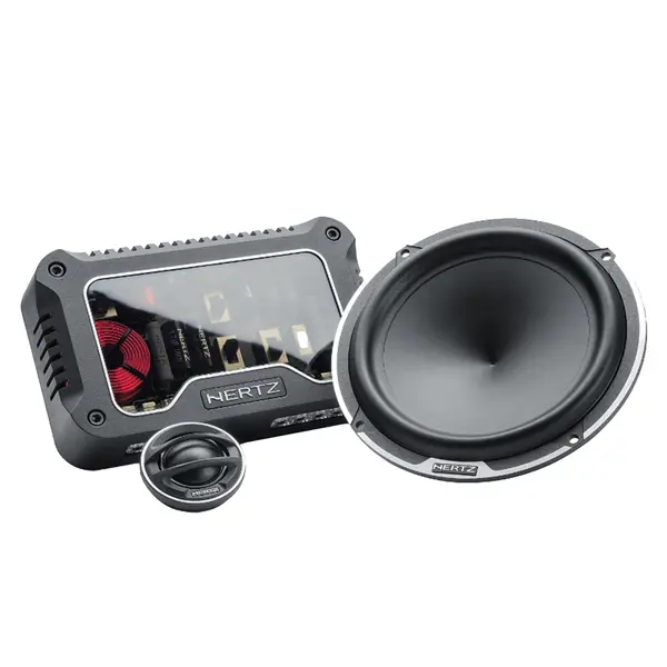 Difuzoare auto Hertz Mille Legend MLK 1650.3, set sistem 2 cai, 165mm, 150W RMS, 4Ω, 4 difuzoare + accesorii