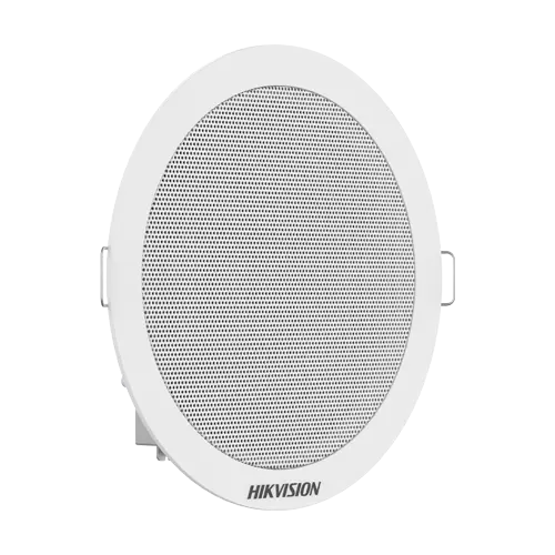Difuzor analog de tavan 3W, 8 Ohm / linie 100V, montaj încastrat, Hikvision DS-QAE0203G1-V