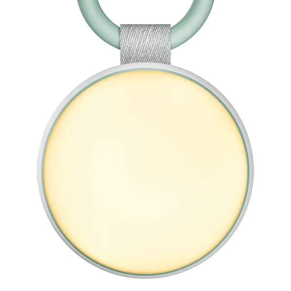 Difuzor portabil de sunete albe Momcozy cu lampa de veghe