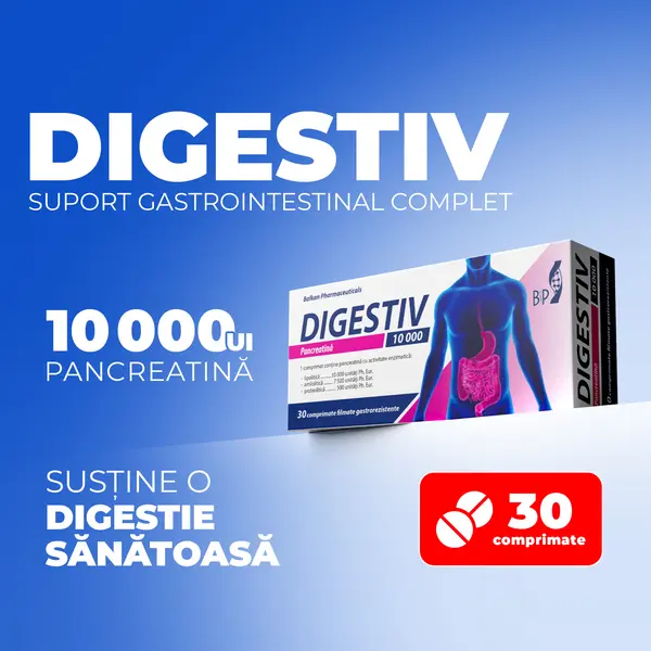 Digestiv (Pancreatină 10000), 30 comp.