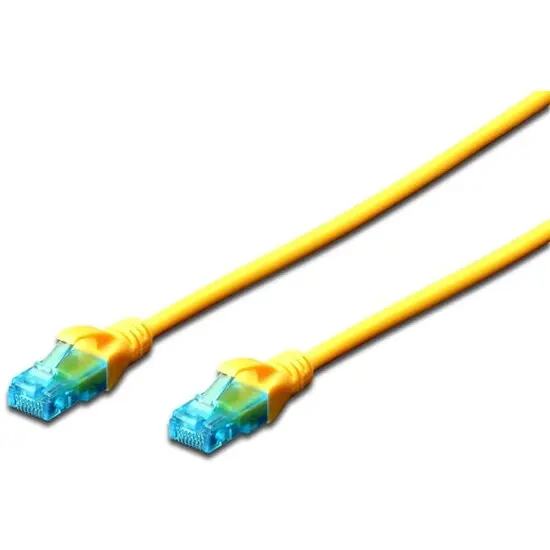 Digitus Cablu de retea CAT 5e UTP 0.5m, galben
