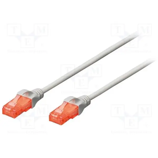 Digitus Cablu DIGITUS Premium CAT 5e UTP patch cable, Length 1,5m gri