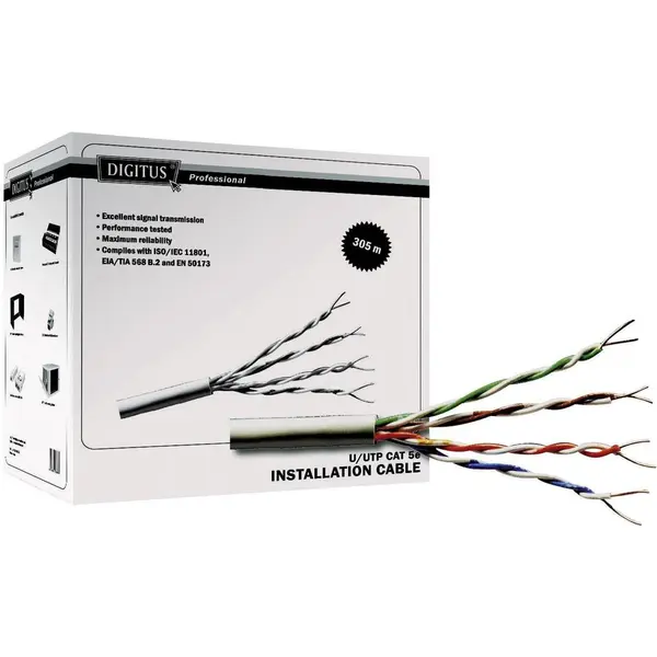 Digitus DIGITUS CAT 5e twisted pair installation cable 100m