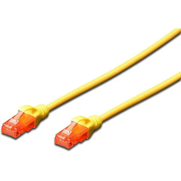 Digitus DIGITUS DK-1612-010/Y DIGITUS Premium CAT 6 UTP patch cable, Length 1,0m, Color yellow