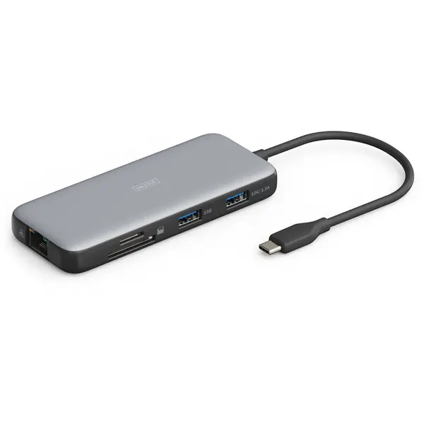 Digitus Docking Station Digitus DA-70914, USB-C, 7 porturi, 1x HDMI, 1x Ethernet LAN (RJ-45)