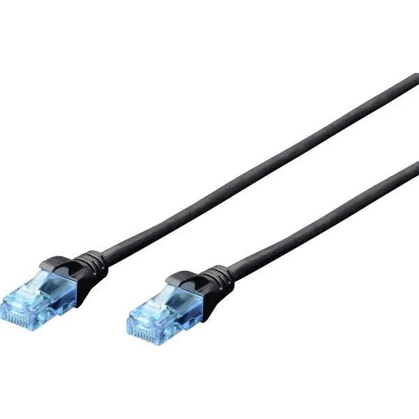 Digitus Patch cord U/UTP Cat.5e PVC 5m, albastru