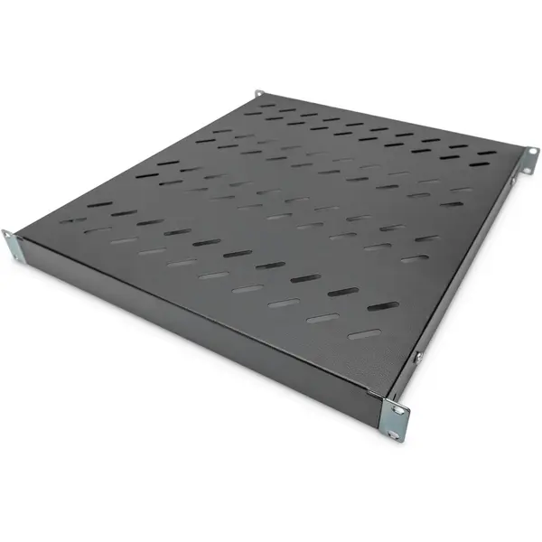 Digitus Raft reglabil Digitus DN-97647, 1U, pentru rafturi cu adancimea de 800 mm, Negru