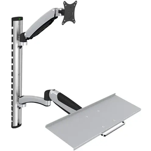 Digitus Suport reglabil pentru monitor si tastatura , Digitus , alb