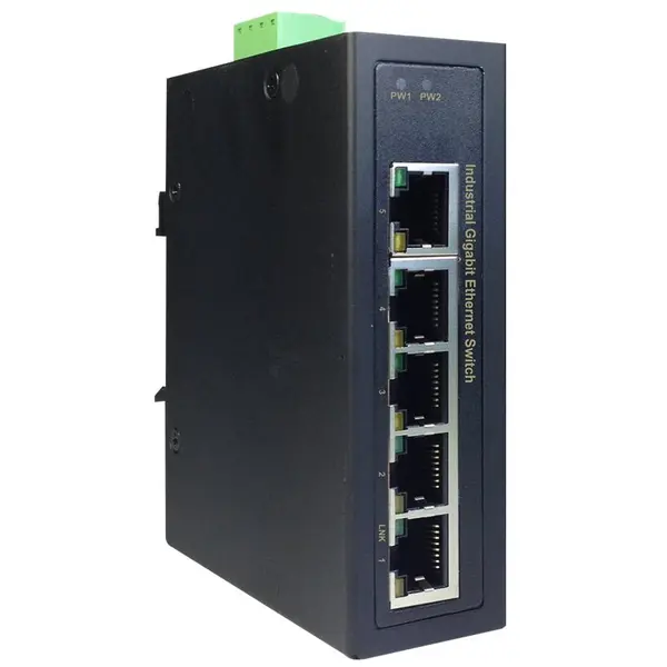 Digitus Switch Digitus, 5 porturi Gigabit, Industrial, Unmanaged